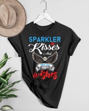 Sparkler kisses and 4th of july wishes Classic T-Shirt custom-t-shirts-classic-lifestyle-front-464