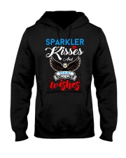 Sparkler kisses and 4th of july wishes Hooded Sweatshirt tile
