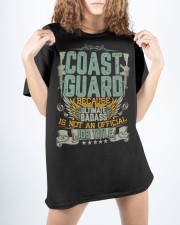 COAST GUARD BECAUSE-ULTIMATE-BADASS Classic T-Shirt custom-t-shirts-classic-lifestyle-front-437