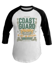 COAST GUARD BECAUSE-ULTIMATE-BADASS Baseball Tee tile