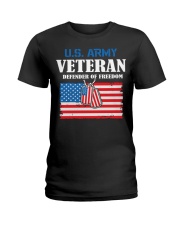 US Army Proud Army veteran- Ladies T-Shirt tile