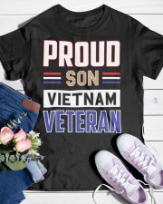proud son vietnam veteran Classic T-Shirt custom-t-shirts-classic-lifestyle-front-453