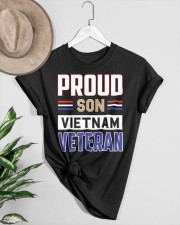 proud son vietnam veteran Classic T-Shirt custom-t-shirts-classic-lifestyle-front-464