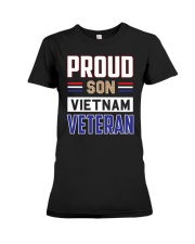proud son vietnam veteran Premium Fit Ladies Tee tile