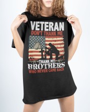 VETERAN DON'T-THANK-ME-THANK-MY-BROTHERS Classic T-Shirt custom-t-shirts-classic-lifestyle-front-437