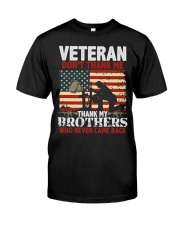 VETERAN DON'T-THANK-ME-THANK-MY-BROTHERS Premium Fit Mens Tee tile