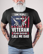 Some people call me a veteran Classic T-Shirt custom-t-shirts-classic-lifestyle-front-446
