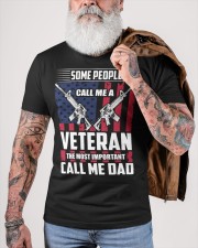 Some people call me a veteran Classic T-Shirt custom-t-shirts-classic-lifestyle-front-449