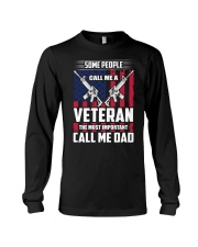 Some people call me a veteran Long Sleeve Tee tile
