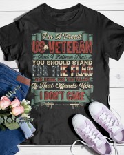 I'M A PROUD US VETERAN Classic T-Shirt custom-t-shirts-classic-lifestyle-front-453