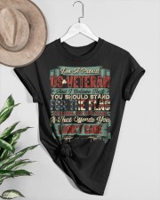 I'M A PROUD US VETERAN Classic T-Shirt custom-t-shirts-classic-lifestyle-front-464