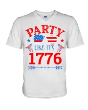 The 4th of July V-Neck T-Shirt tile