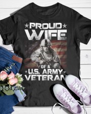 PROUD WIFE OF A US- Classic T-Shirt custom-t-shirts-classic-lifestyle-front-453