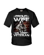 PROUD WIFE OF A US- Youth T-Shirt tile
