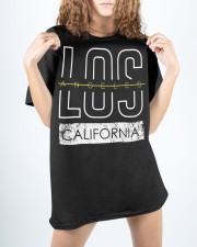 Los angeles typography vintage prinatble Classic T-Shirt custom-t-shirts-classic-lifestyle-front-437