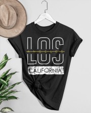 Los angeles typography vintage prinatble Classic T-Shirt custom-t-shirts-classic-lifestyle-front-464