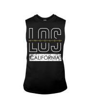 Los angeles typography vintage prinatble Sleeveless Tee tile