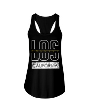 Los angeles typography vintage prinatble Ladies Flowy Tank tile
