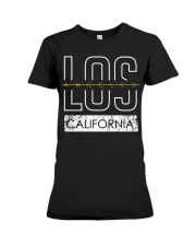 Los angeles typography vintage prinatble Premium Fit Ladies Tee tile