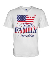 The 4th of July V-Neck T-Shirt tile