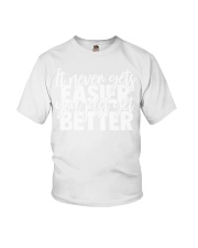It Never Gets Easier Youth T-Shirt thumbnail