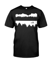 Fisherman In Boat - Love Fishing Classic T-Shirt front