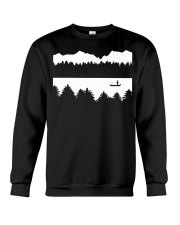 Fisherman In Boat - Love Fishing Crewneck Sweatshirt tile