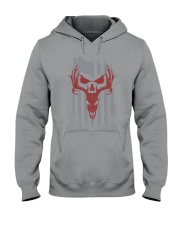 Deer Skull Flag - Hunting Lover Hooded Sweatshirt tile