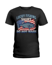 Lucky Fishing Shirt - Do Not Wash - Fishing Gifts Ladies T-Shirt tile