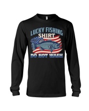 Lucky Fishing Shirt - Do Not Wash - Fishing Gifts Long Sleeve Tee tile