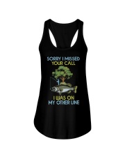 Sorry I Missed Your Call - I Was On My Other Line Ladies Flowy Tank tile