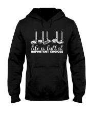Life Is Full Of Important Choices - Love Golf Hooded Sweatshirt tile