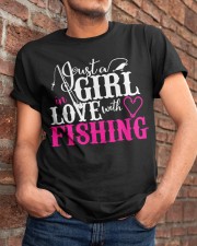 Just A Girl Love In Love With Fishing Classic T-Shirt apparel-classic-tshirt-lifestyle-26