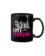 Just A Girl Love In Love With Fishing Mug tile