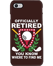 Officially Retired - You Know Where To Find Me - Love Golf Phone Case tile