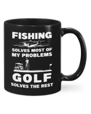 Fishing Solves Most Of My Problem Golf Solves The Rest Mugs tile
