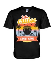 Let's Cruise - Love Cruise V-Neck T-Shirt tile