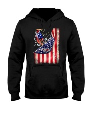 Bass Fish Flag - Fishing Gifts Hooded Sweatshirt tile