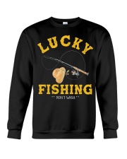 Lucky Fishing Shirt - Love Fishing Crewneck Sweatshirt tile