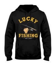 Lucky Fishing Shirt - Love Fishing Hooded Sweatshirt tile