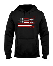 Hunting Fishing Flag - Love Fishing Hunting Hooded Sweatshirt tile