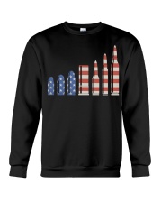 Bullet American Flag - Love Gun Crewneck Sweatshirt tile