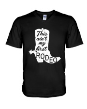 Not My First Rodeo V-Neck T-Shirt tile