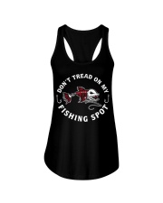 Don't Tread On My Fishing Spot - Fishing Gifts Ladies Flowy Tank tile