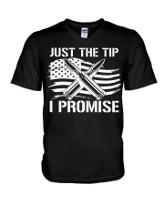 Just The Tip - I Promise - Gun Lover V-Neck T-Shirt tile
