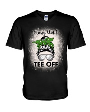 Classy Until Tee Off - Golf Gifts V-Neck T-Shirt tile