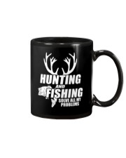 Hunting And Fishing Solve All My Problems Mug tile