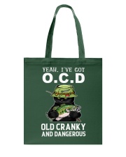 Got O.C.D - Old Cranky And Dangerous - Love Fishing Tote Bag tile