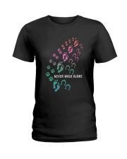 Never Walk Alone - Love Horse Ladies T-Shirt tile