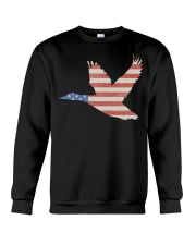Duck Hunting American Flag - Love Duck Hunting Crewneck Sweatshirt tile
